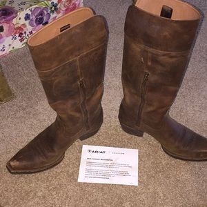 Ariat pull on western boots